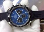 Best Replica Omega Speedmaster Racing Watches SS Blue Dial